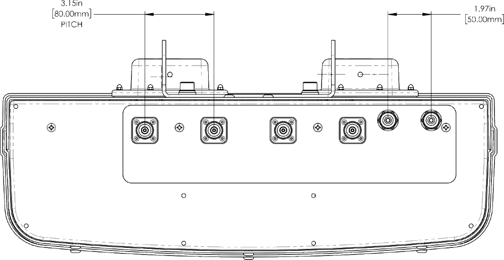 PI BSA33RK5A Connector spacing